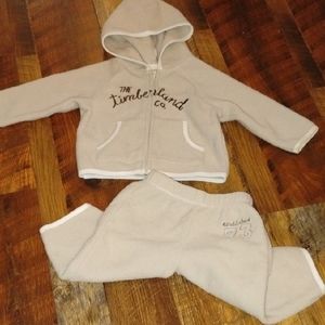 Timberland Kids Matching Set in Beige
